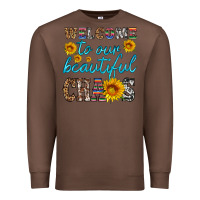Chestnut welcome to our beautiful chaos Premium Sweatshirt - HRA Design Shop
