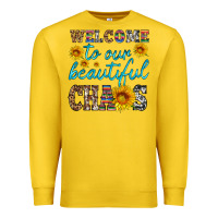 Lemon welcome to our beautiful chaos Premium Sweatshirt - HRA Design Shop