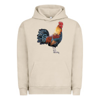 Pigment French Oak New Hampshire Red Rooster Urban Hoodie - LillyAllenDesigns