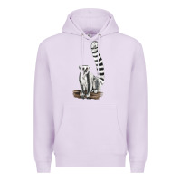 Lilac Ringtail Cat Premium Hoodie - LillyAllenDesigns