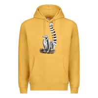 Mustard Ringtail Cat Premium Hoodie - LillyAllenDesigns