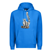 True Royal Ringtail Cat Premium Hoodie - LillyAllenDesigns