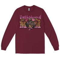Burgundy dachshund mom Long Sleeve Tee - BarkalooDesign