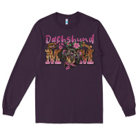 Plum dachshund mom Long Sleeve Tee - BarkalooDesign