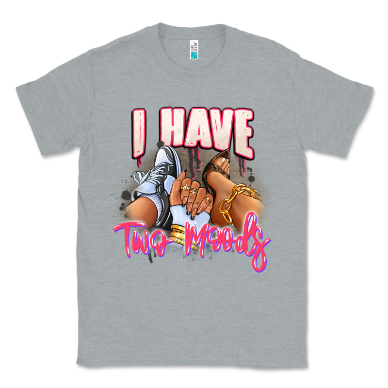 I Have Two Moods Sneaker And Heels Classic Tee by RanaPortraitStore | Teevron