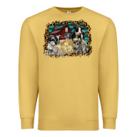 Antique Gold farm life 2 Premium Sweatshirt - SublimationCraftShop