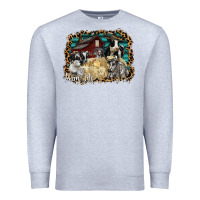 Heather Grey farm life 2 Premium Sweatshirt - SublimationCraftShop