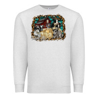 Oatmeal Heather farm life 2 Premium Sweatshirt - SublimationCraftShop