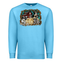 Ocean Blue farm life 2 Premium Sweatshirt - SublimationCraftShop