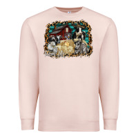 Pale Pink farm life 2 Premium Sweatshirt - SublimationCraftShop