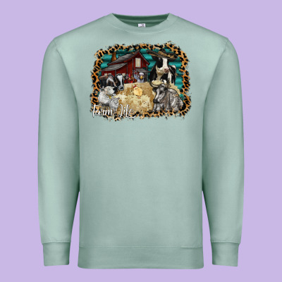 Farm Life 2 Premium Sweatshirt Designed By Sublimationcraftshop