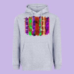 Halloween Brushstrokes Heavyweight Hoodie Designed By Texasbilliewilder
