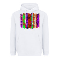 White Halloween Brushstrokes Heavyweight Hoodie - texasbilliewilder