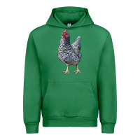 Emerald Dominique Chicken Urban Hoodie - LillyAllenDesigns