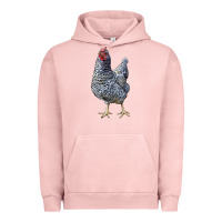 Pigment Salmon Dominique Chicken Urban Hoodie - LillyAllenDesigns
