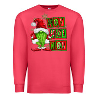 Cardinal ho ho no christmas gnomes Premium Sweatshirt - FaDigitalArtStudio