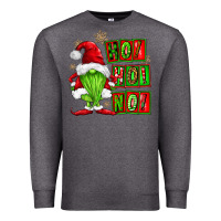 Charcoal Heather ho ho no christmas gnomes Premium Sweatshirt - FaDigitalArtStudio