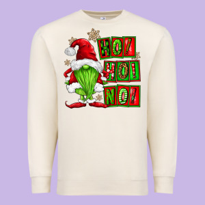 Ho Ho No Christmas Gnomes Premium Sweatshirt Designed By Fadigitalartstudio