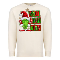 Sandshell ho ho no christmas gnomes Premium Sweatshirt - FaDigitalArtStudio