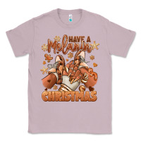 Lilac Have a melanin Christmas black girl sneakers Classic Tee - RanaPortraitStore