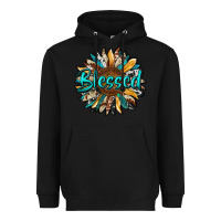 Black blessed sunflower Heavyweight Hoodie - RanaPortraitStore