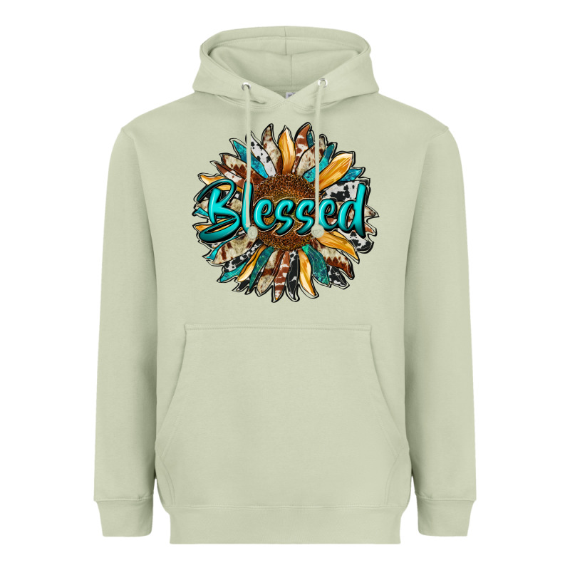 Blessed Sunflower Heavyweight Hoodie by RanaPortraitStore | Teevron
