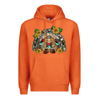 Carrot western gnome sunflowers rainbow Premium Hoodie - BarkalooDesign