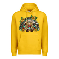 Lemon western gnome sunflowers rainbow Premium Hoodie - BarkalooDesign