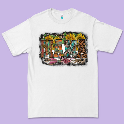 Mama Western Premium Tee Designed By Racoondesign