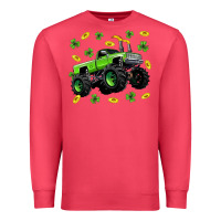 Cardinal Monster truck st patricks day Premium Sweatshirt - Neo Western