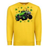 Lemon Monster truck st patricks day Premium Sweatshirt - Neo Western