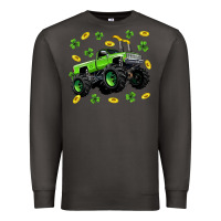 Smoke Monster truck st patricks day Premium Sweatshirt - Neo Western