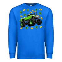 True Royal Monster truck st patricks day Premium Sweatshirt - Neo Western