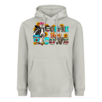 Moon Dust coffee then cows Heavyweight Hoodie - Zillion Design Studio
