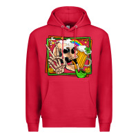 Cardinal st patricks day peace skull Premium Hoodie - Jasminsmagicworld