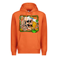 Carrot st patricks day peace skull Premium Hoodie - Jasminsmagicworld