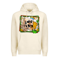 Tofu st patricks day peace skull Premium Hoodie - Jasminsmagicworld
