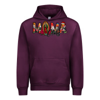 Mauve Wine mama claus lady of guadalupe Urban Hoodie - Jasminsmagicworld