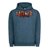 Pigment Midnight Navy mama claus lady of guadalupe Urban Hoodie - Jasminsmagicworld