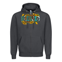 Smoke blessed Zipper Hoodie - texasbilliewilder