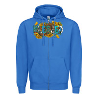 True Royal blessed Zipper Hoodie - texasbilliewilder