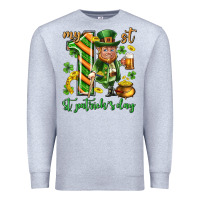 Heather Grey My 1 st st. patricks day Premium Sweatshirt - Neo Western