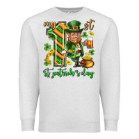 Oatmeal Heather My 1 st st. patricks day Premium Sweatshirt - Neo Western