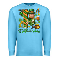 Ocean Blue My 1 st st. patricks day Premium Sweatshirt - Neo Western