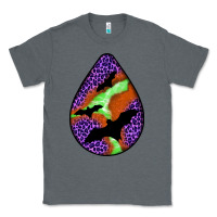 Charcoal Heather halloween bat  teardrop Classic Tee - BundleAndBundleShop