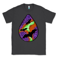 Smoke halloween bat  teardrop Classic Tee - BundleAndBundleShop