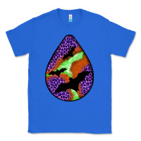 True Royal halloween bat  teardrop Classic Tee - BundleAndBundleShop