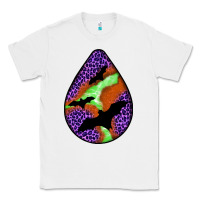 White halloween bat  teardrop Classic Tee - BundleAndBundleShop