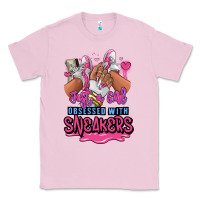 Bubblegum Pink Just a girl obsessed with sneakers Classic Tee - RanaPortraitStore