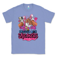 Colony Blue Just a girl obsessed with sneakers Classic Tee - RanaPortraitStore